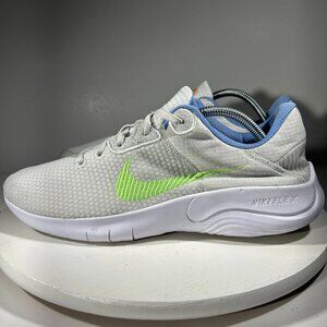 Nike Womens Size 12 Running Shoes White Flex Experience RN Sneakers Gym Walking